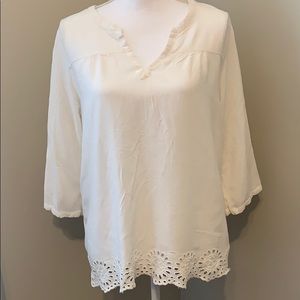 Old Navy white blouse